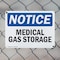 Signmission Medical Gas Storage OSHA Notice Sign, Plastic, 14in W x 10in L, 2PK OS-2PACK-NS-P-1014-L-14182 - alternate 2